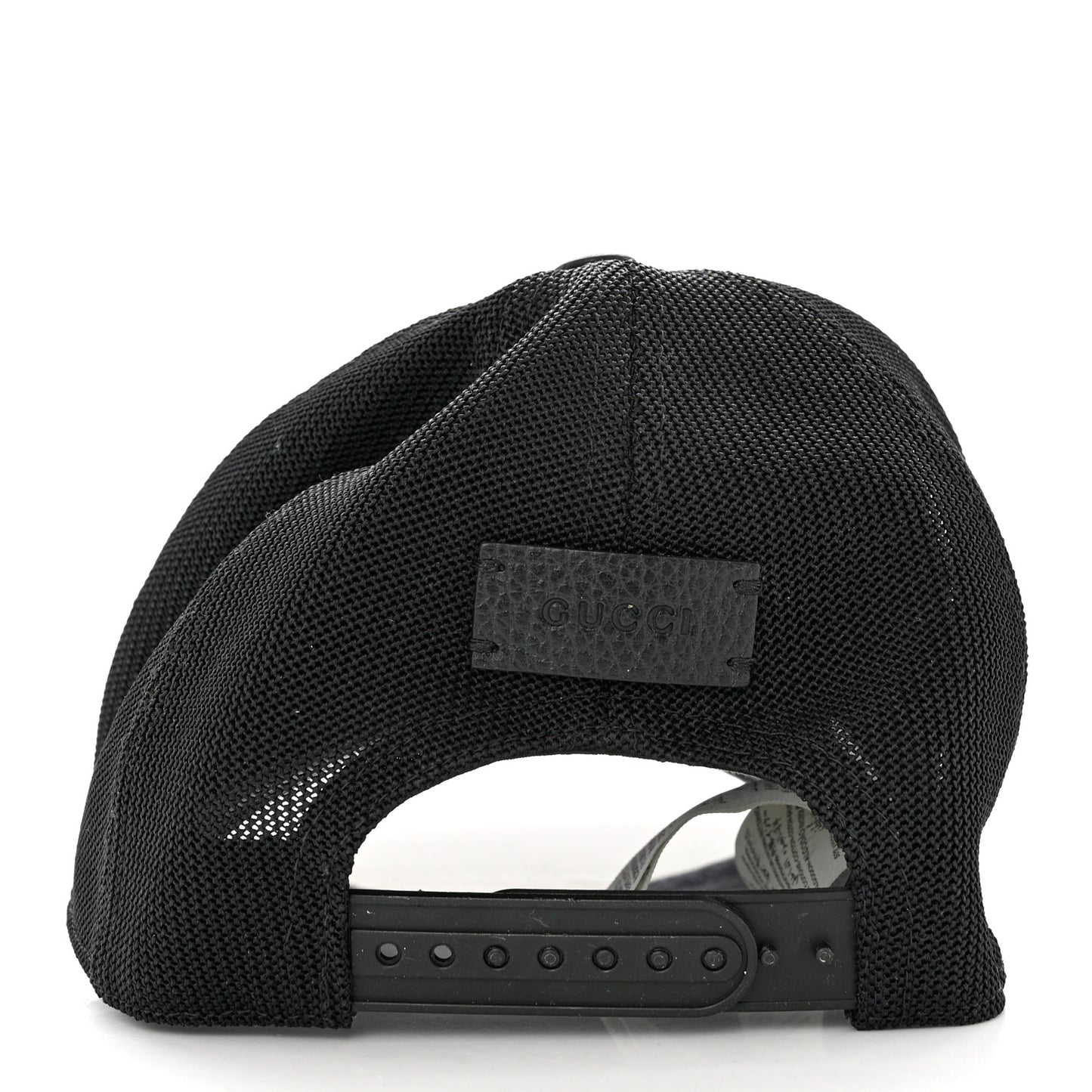 Nylon Monogram Baseball Hat M Black