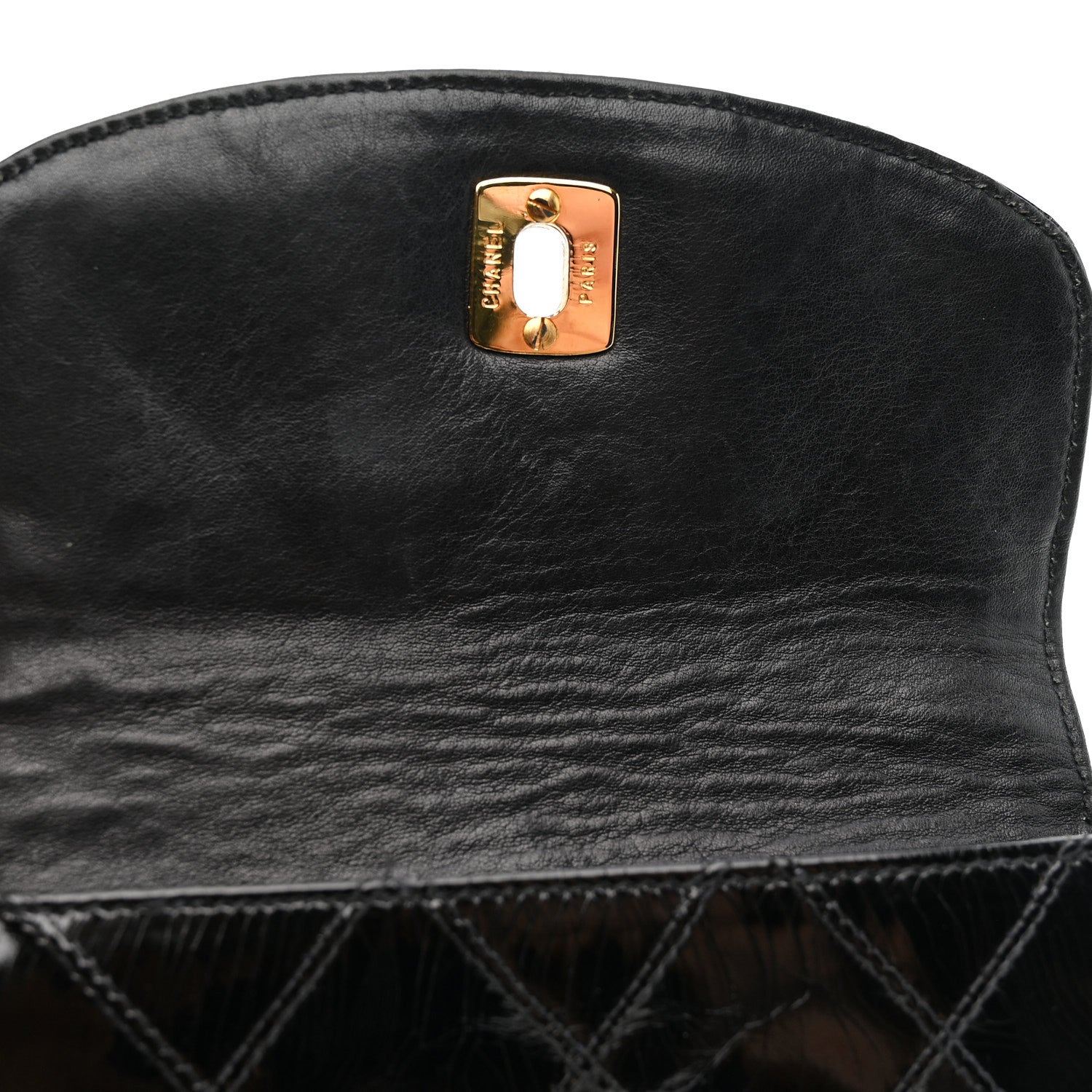 Chanel Patent Flap Waist Belt Bag Black 14 of 22