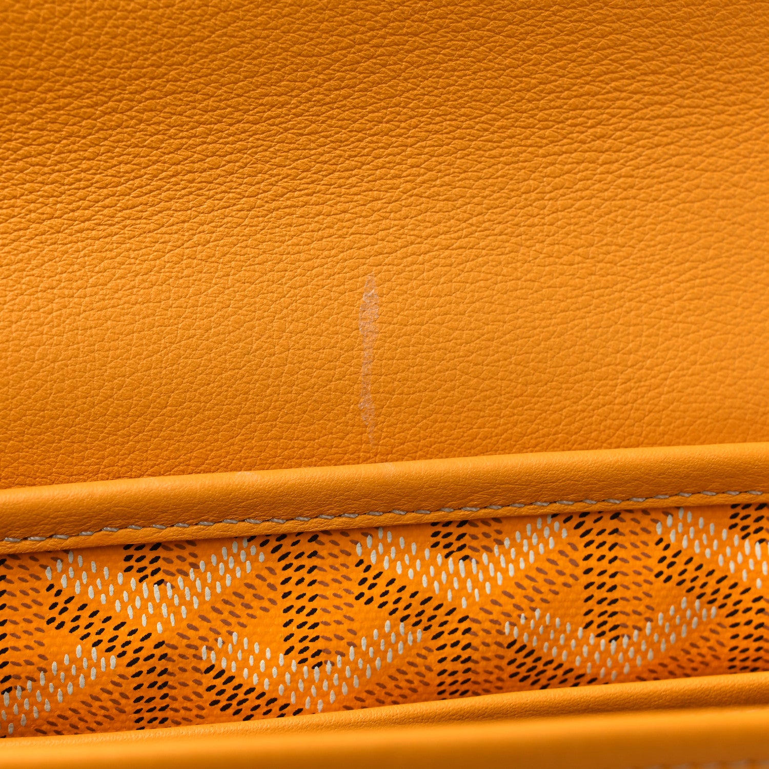 Goyard Goyardine Calfskin Mini Alpin Backpack Yellow 11 of 13