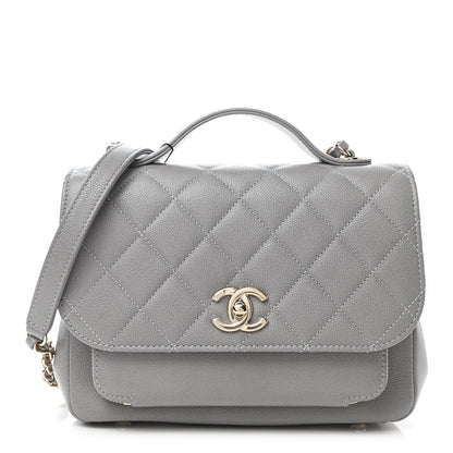 Chanel Caviar Quilted Medium Business Affinity Flap Grey 1 of 11