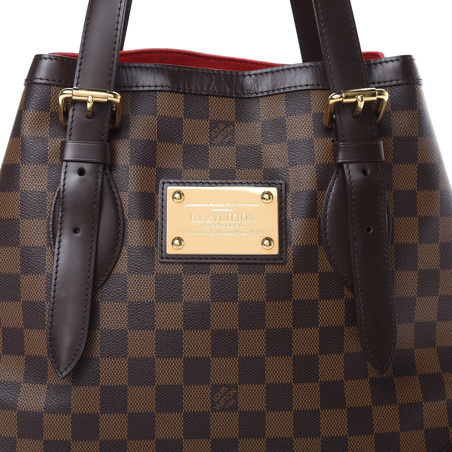 Louis Vuitton Damier Ebene Hampstead MM 8 of 12