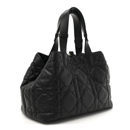 Christian Dior Calfskin Macrocannage Medium Toujours Black 4 of 11