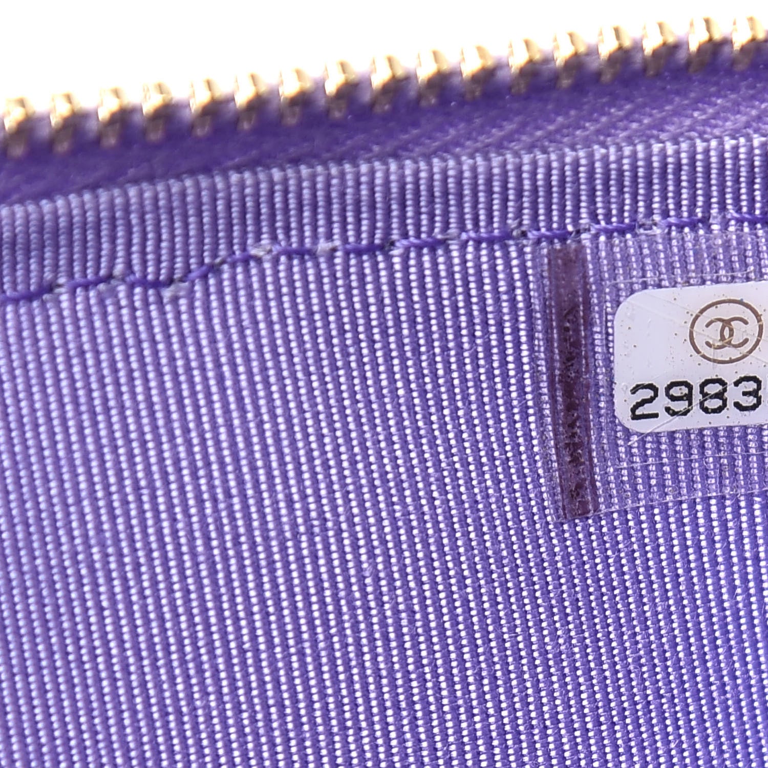 Chanel Caviar Quilted Classic iPhone Pouch Purple 7 of 8