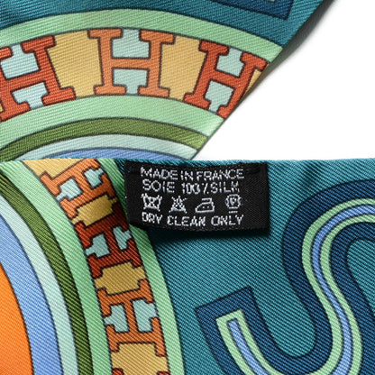 Hermes Silk Tohu Bohu Twilly Bleu Canard Multicolor 6 of 7