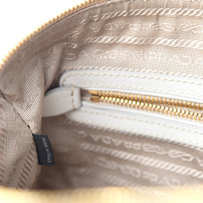 Prada Saffiano Lux Bowler Bianco 9 of 11
