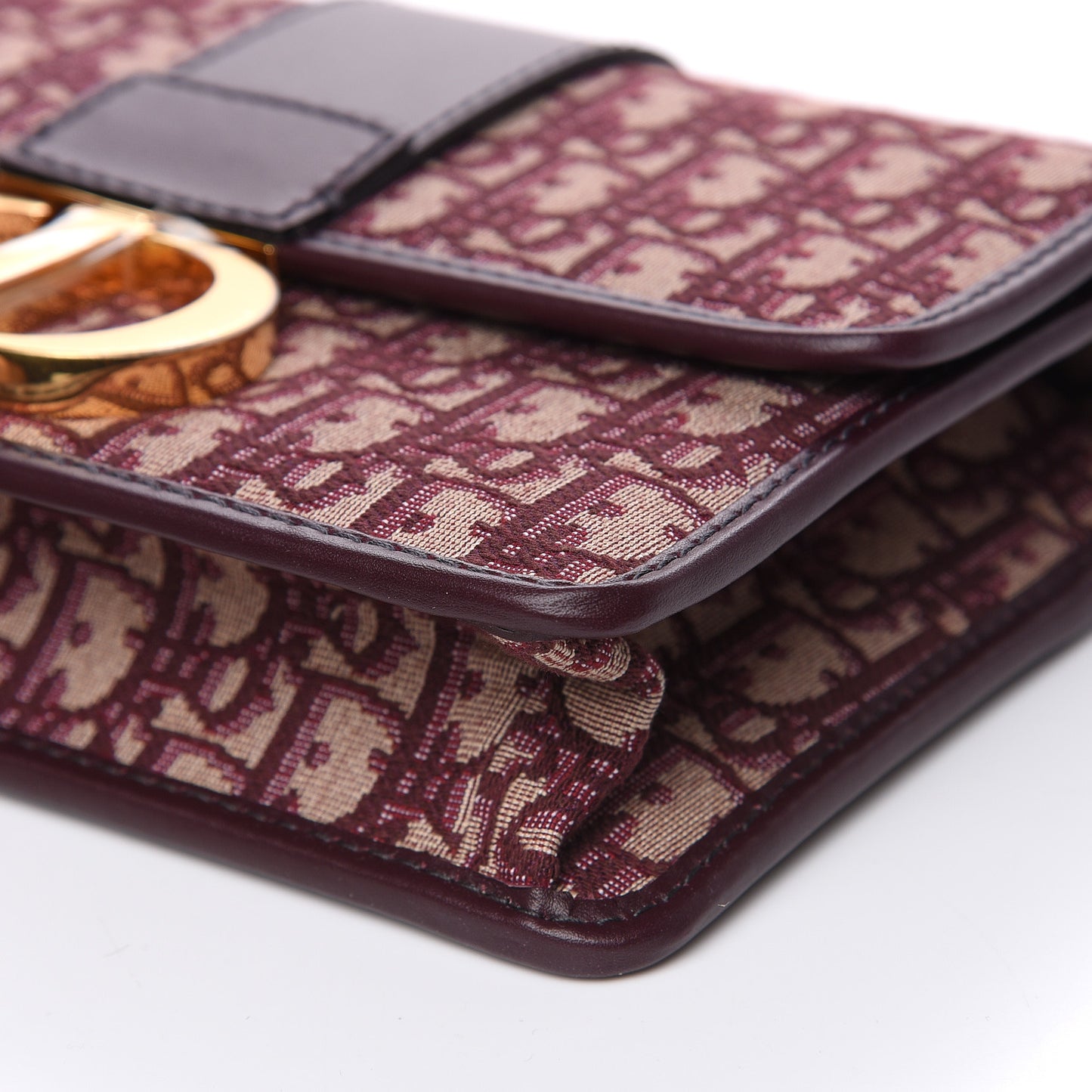 Oblique 30 Montaigne Flap Bag Burgundy