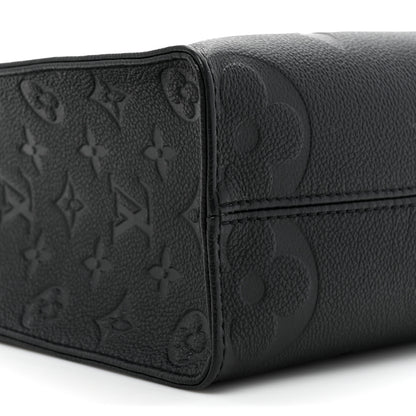 Louis Vuitton Empreinte Monogram Giant Onthego PM Black 9 of 12
