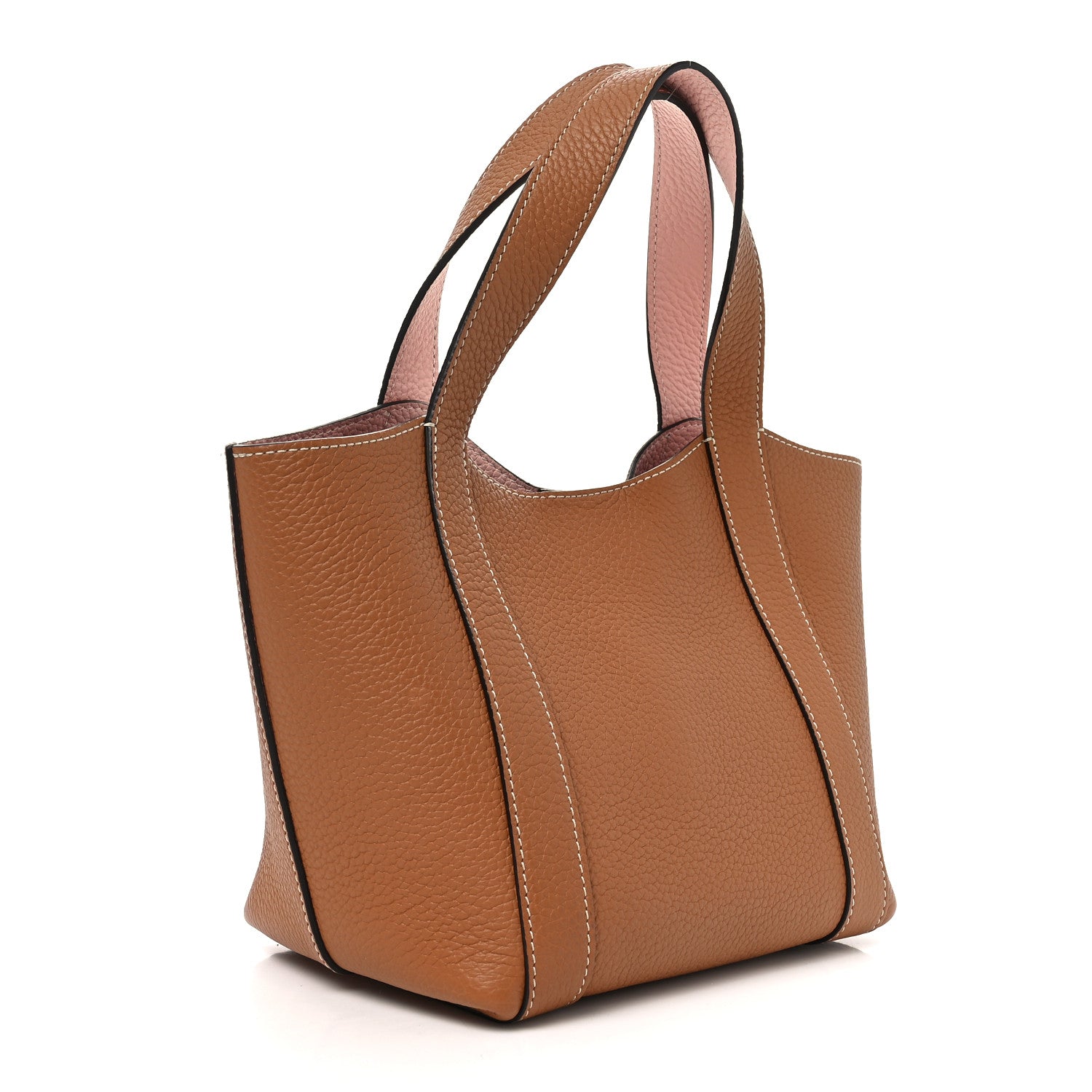 Moynat Taurillon Gex Duo Tote Bag BB Cannelle Petal 2 of 9