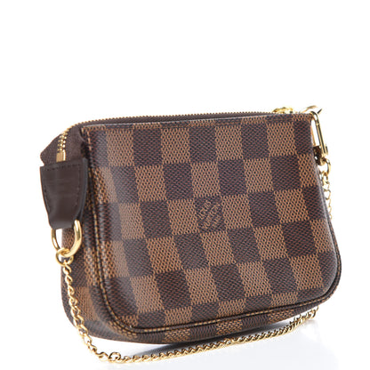 Louis Vuitton Damier Ebene Mini Pochette Accessories 3 of 7