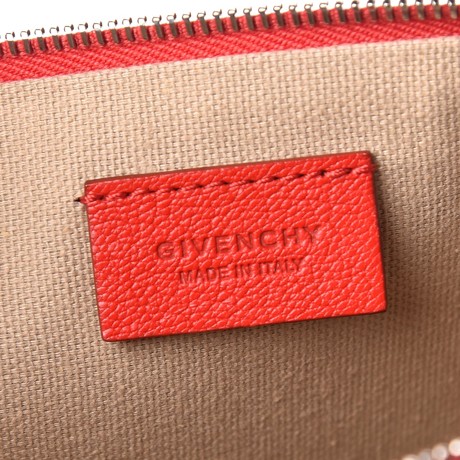 Givenchy Sugar Goatskin Medium Antigona Pouch Red 6 of 8