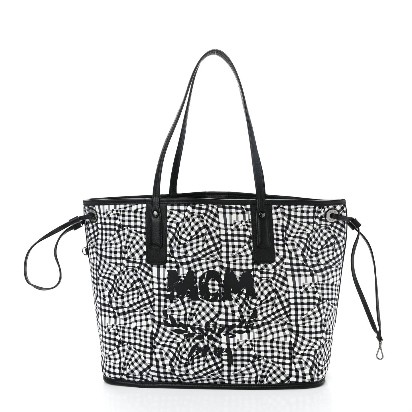 Visetos Medium Liz Reversible Shopper Tote Black