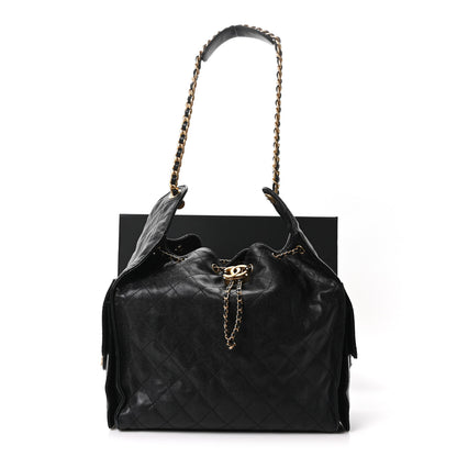 Chanel Caviar Quilted Medium Chanel 25 Handbag Black 12 of 12