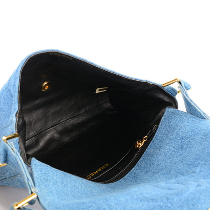 Chanel Denim Quilted Flap Blue 5 of 8