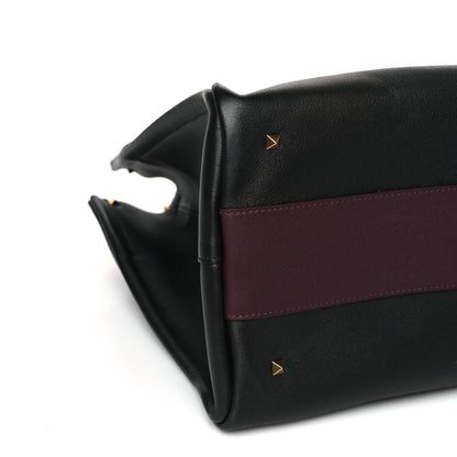 Valentino Garavani Smooth Calfskin Soul Tote Black Red 7 of 9