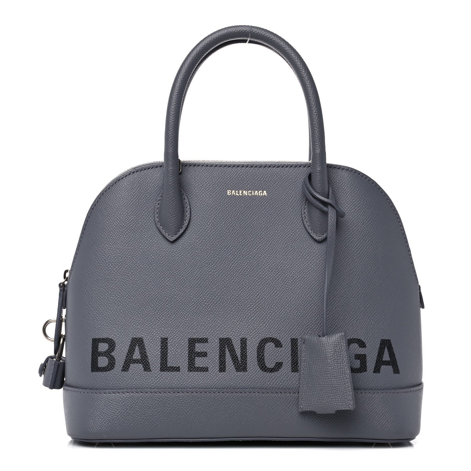 Balenciaga Grained Calfskin S Ville Top Handle Bag Gris Glace 1 of 12