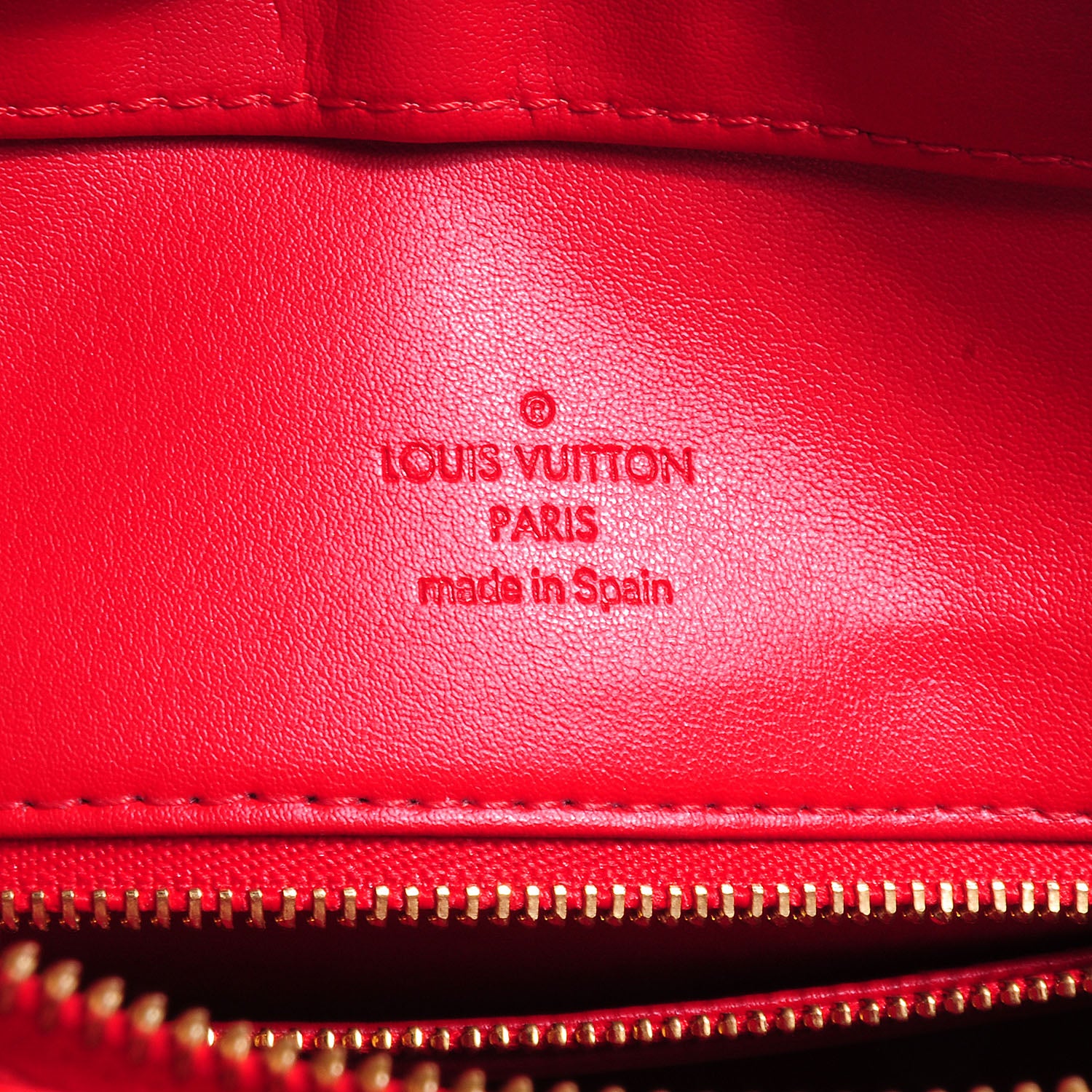 Louis Vuitton Vernis Houston Red 6 of 7