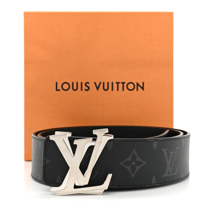 Louis Vuitton Monogram Eclipse 40mm Shake LV Initiales Reversible Belt 90 36 Black 6 of 6