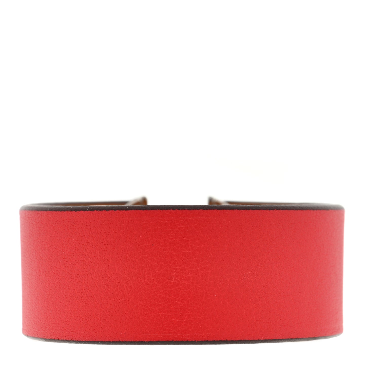 Tadelakt 2002 Manchette Bracelet T2 Rouge De Coeur
