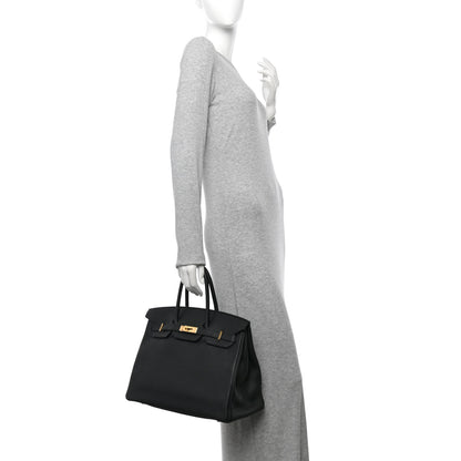 Hermes Togo Birkin 35 Black 2 of 13