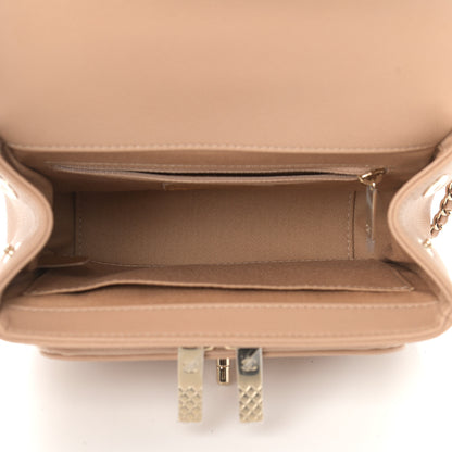 Chanel Caviar Quilted Small Business Affinity Flap Beige 5 of 9