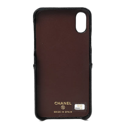 Chanel Caviar Quilted iPhone X Coco Tech Case Black 4 of 7