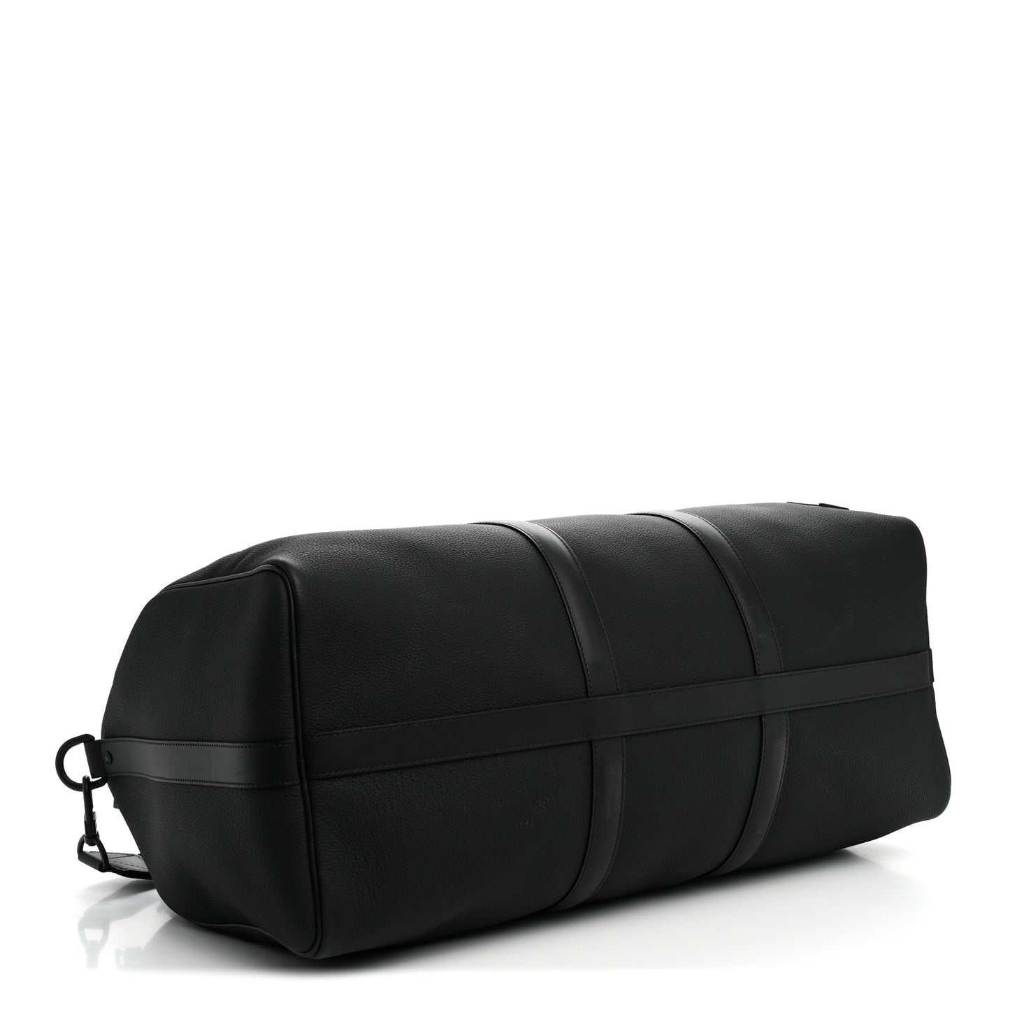 Grained Calfskin Aerogram Keepall Bandouliere 50 Black