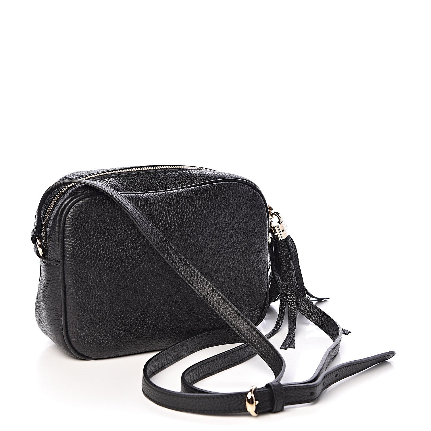 Gucci Pebbled Calfskin Small Soho Disco Bag Black 3 of 10