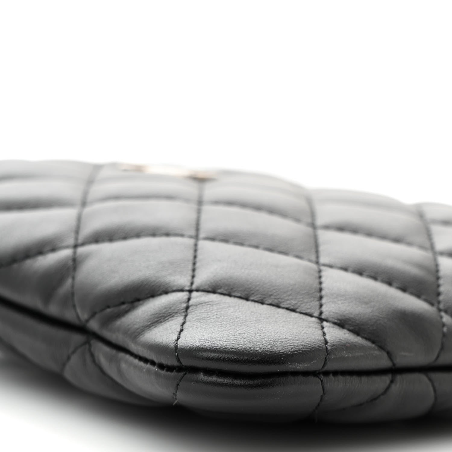 Chanel Lambskin Quilted Crossbody Bag Black 9 of 10