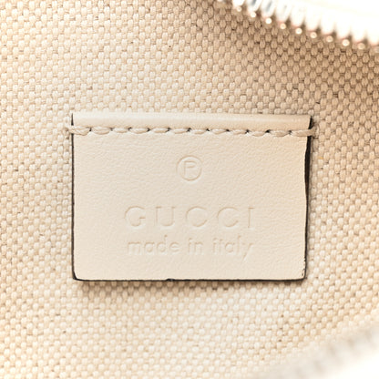 Gucci Calfskin GG Tennis Embossed Belt Bag Mystic White 6 of 11