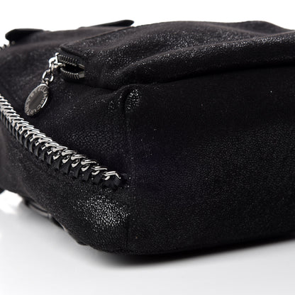 Stella McCartney Shaggy Deer Mini Falabella Backpack Black 5 of 9