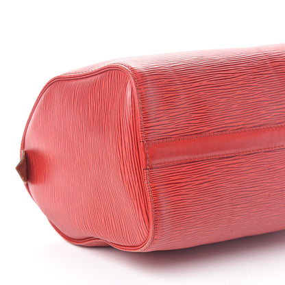 Louis Vuitton Epi Speedy 25 Castillan Red 9 of 11