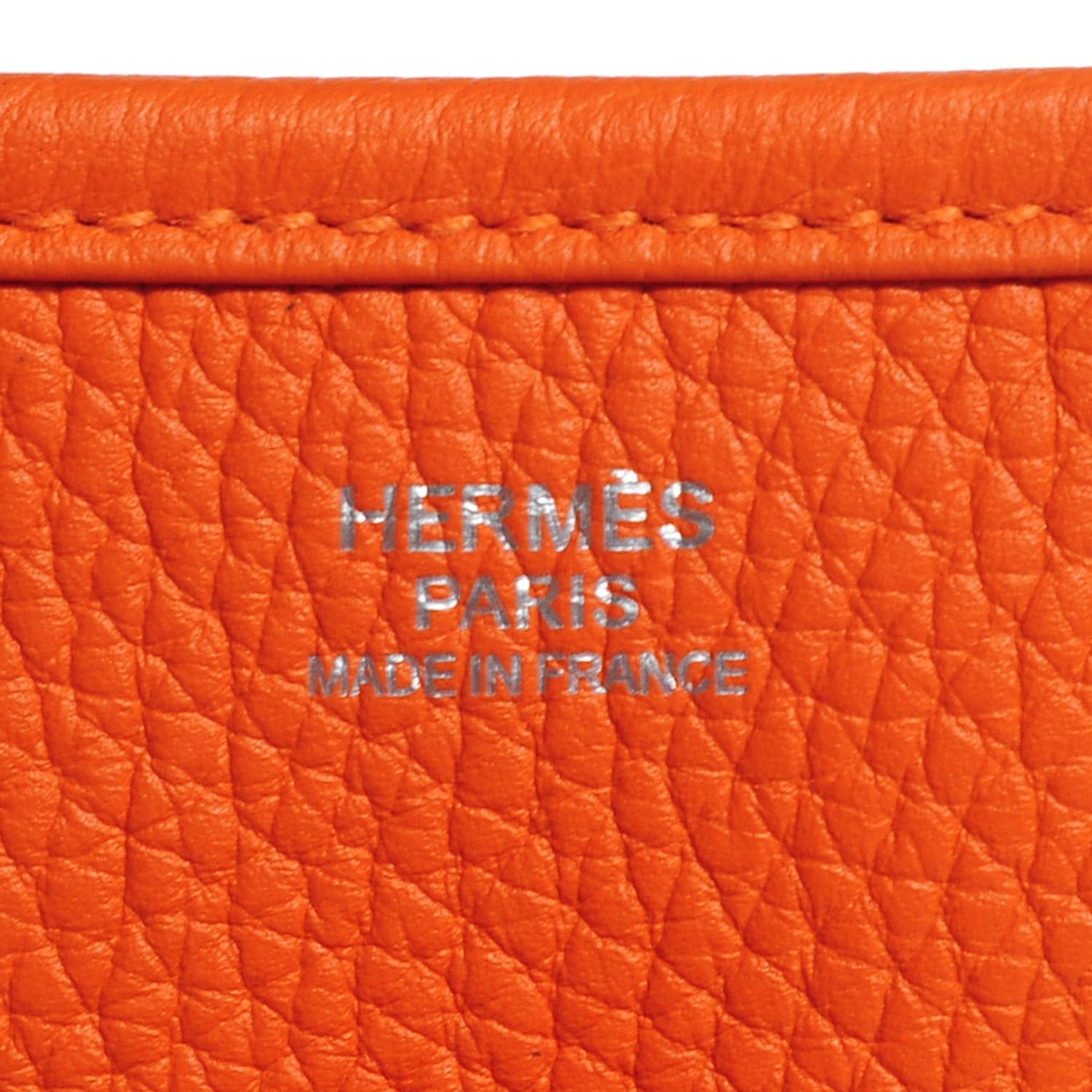 Hermes Taurillon Clemence Evelyne III PM Orange 11 of 15