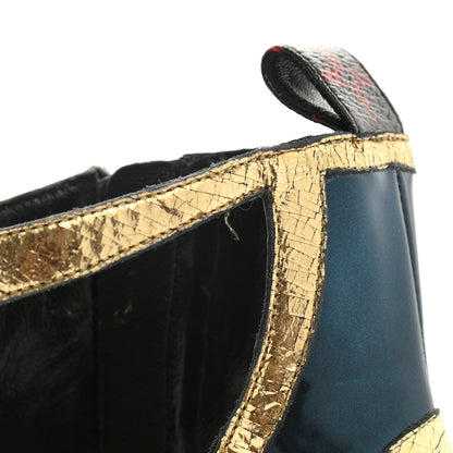 Louis Vuitton Glazed Calfskin Queen of Hearts Boots 40 8 of 19