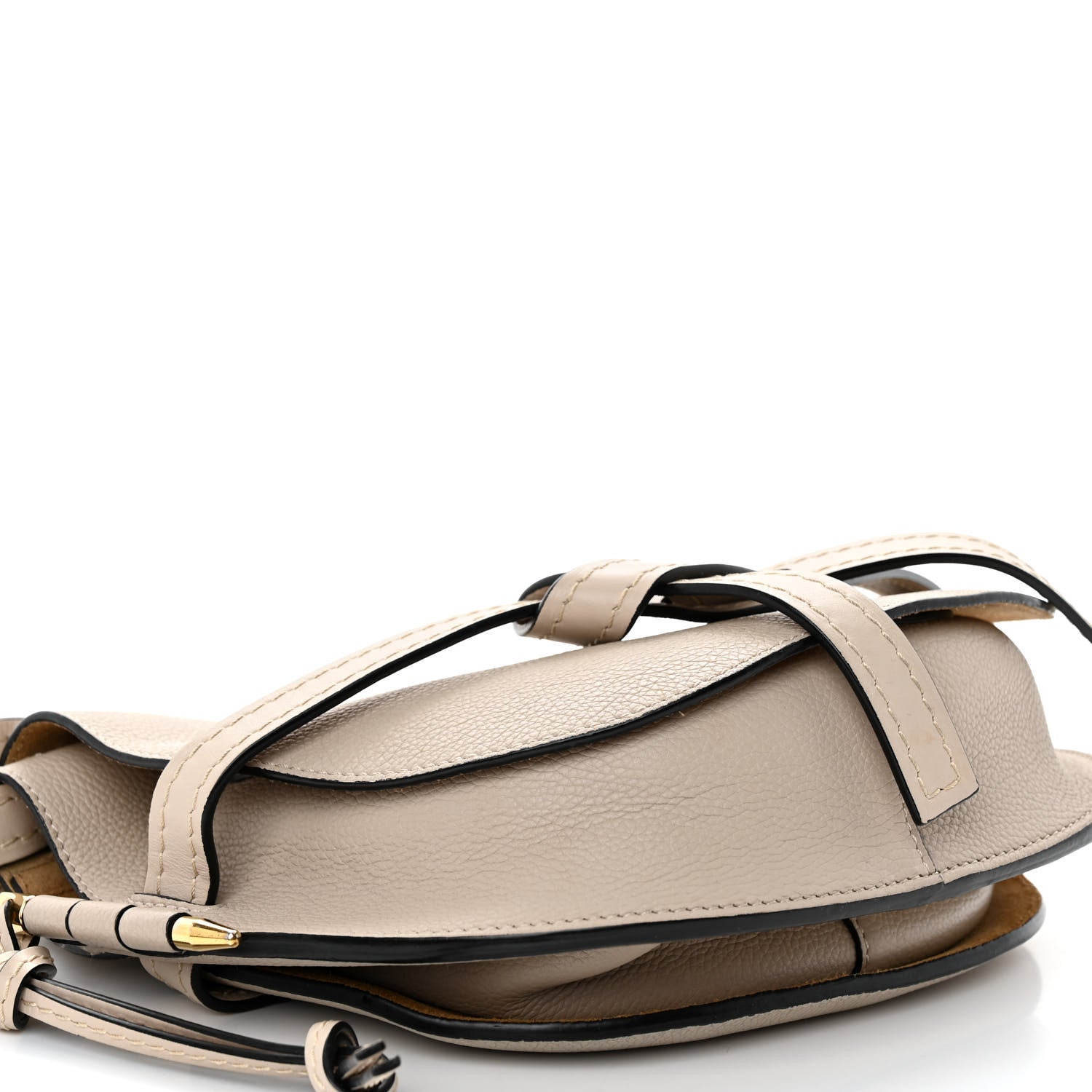 Loewe Grained Calfskin Gate Crossbody Bag Light Oat 8 of 9