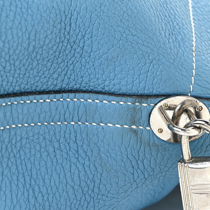 Hermes Taurillon Clemence Bolide 35 Bleu Jean 17 of 24