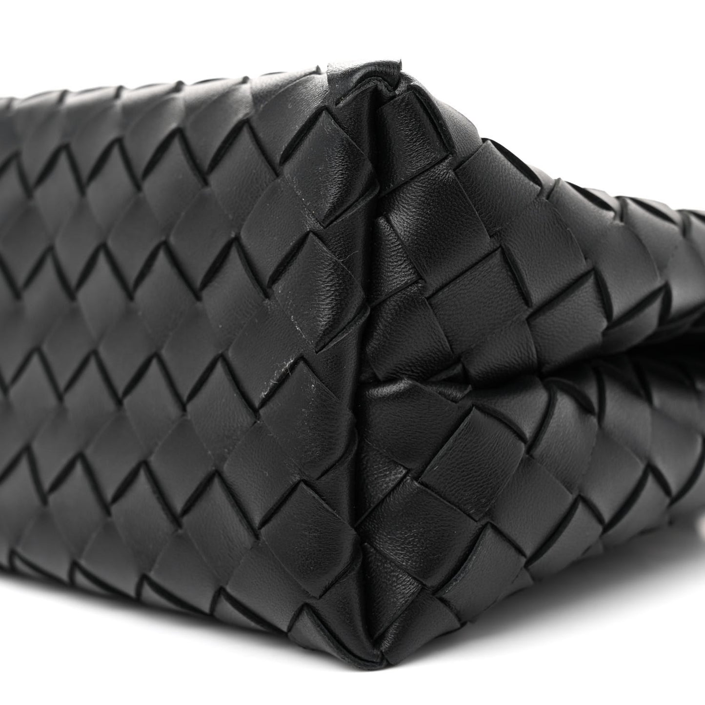 Nappa Intrecciato Small Andiamo Shoulder Bag Black