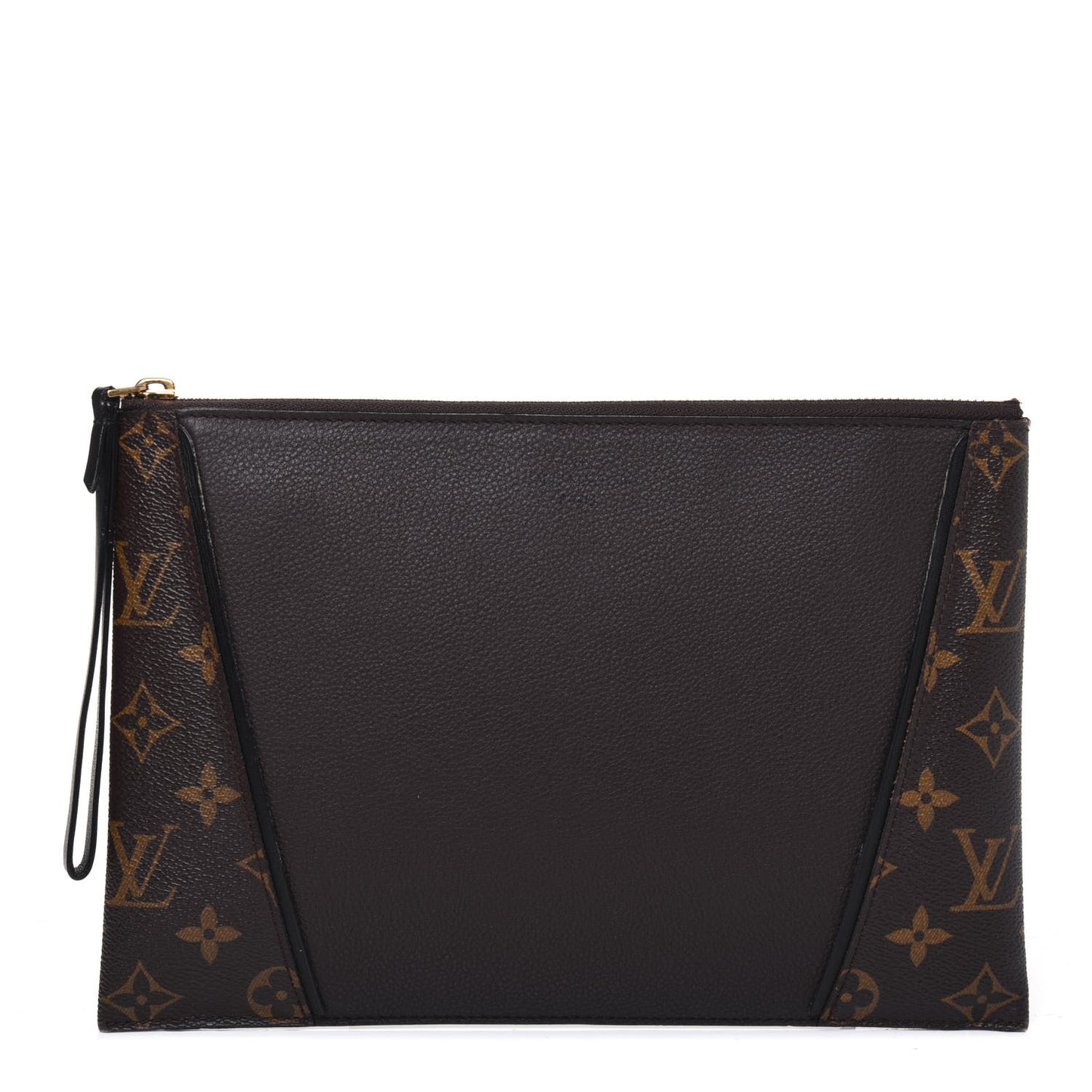 Monogram Veau Cachemire W Pochette Chocolate