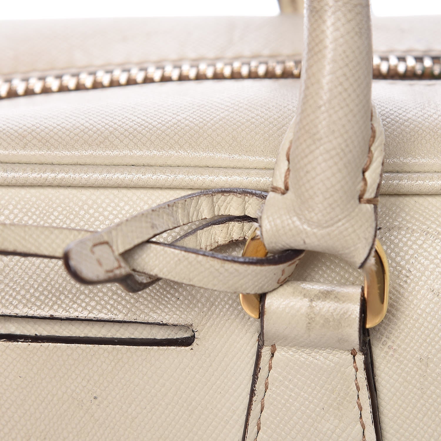 Prada Saffiano Lux Tote Bowler Talco 11 of 36