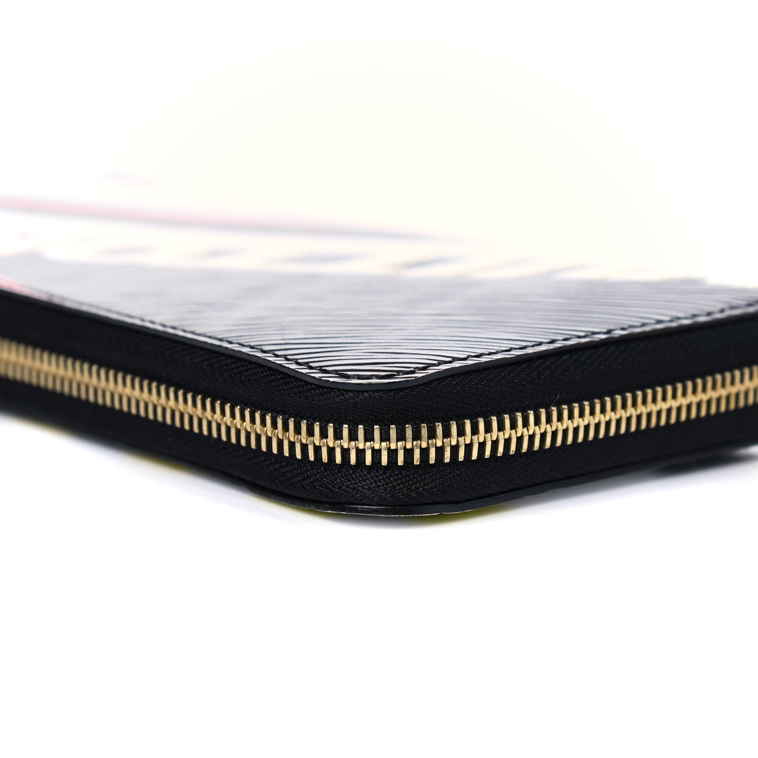Louis Vuitton Epi Damier Race Zippy Wallet Black Yellow 8 of 8