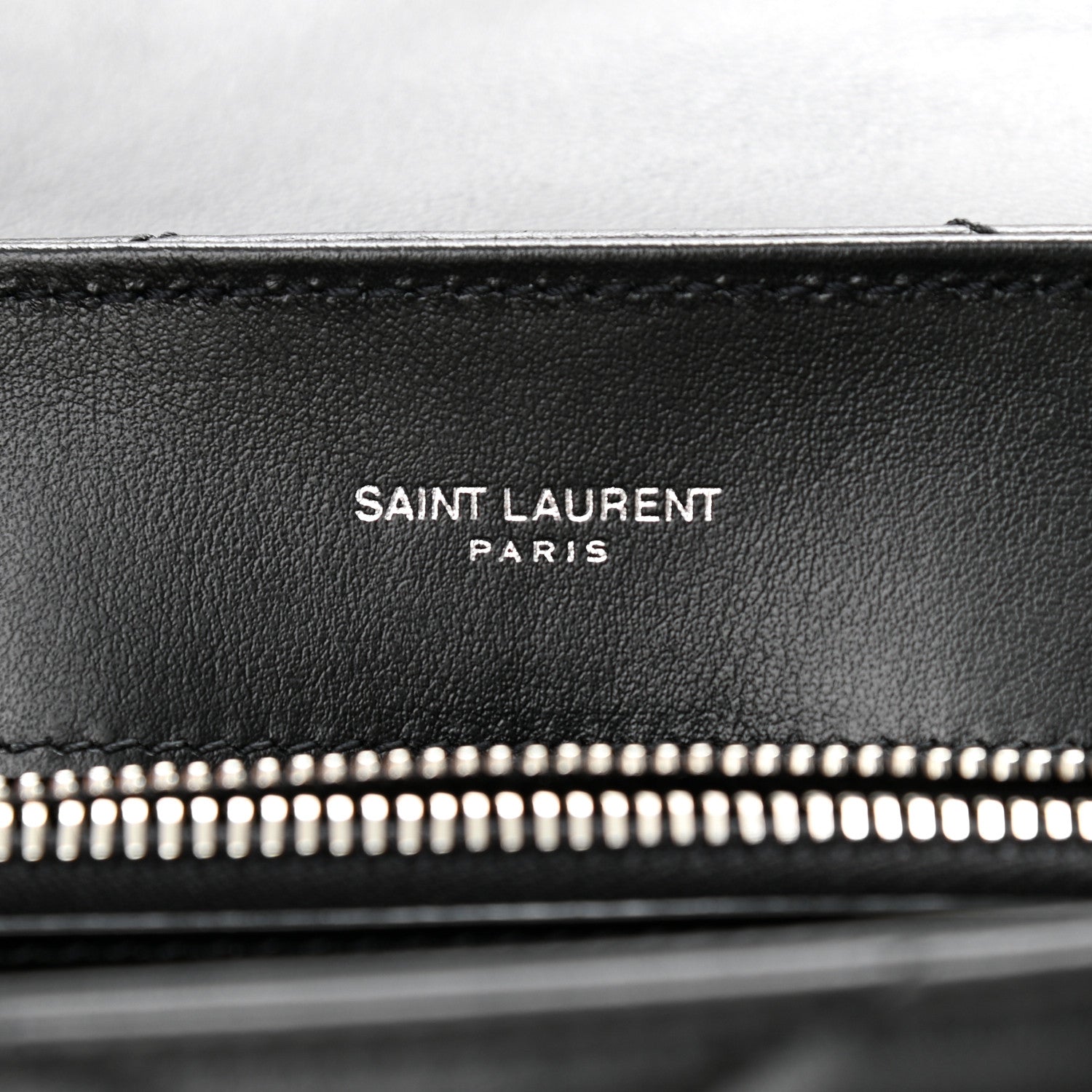 Saint Laurent Calfskin Y Quilted Monogram Small Loulou Chain Satchel Black 6 of 12