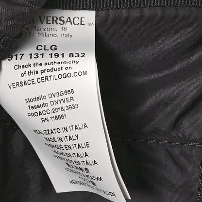 Versace Nylon Logo Two Tone Belt Bag White 7 of 10