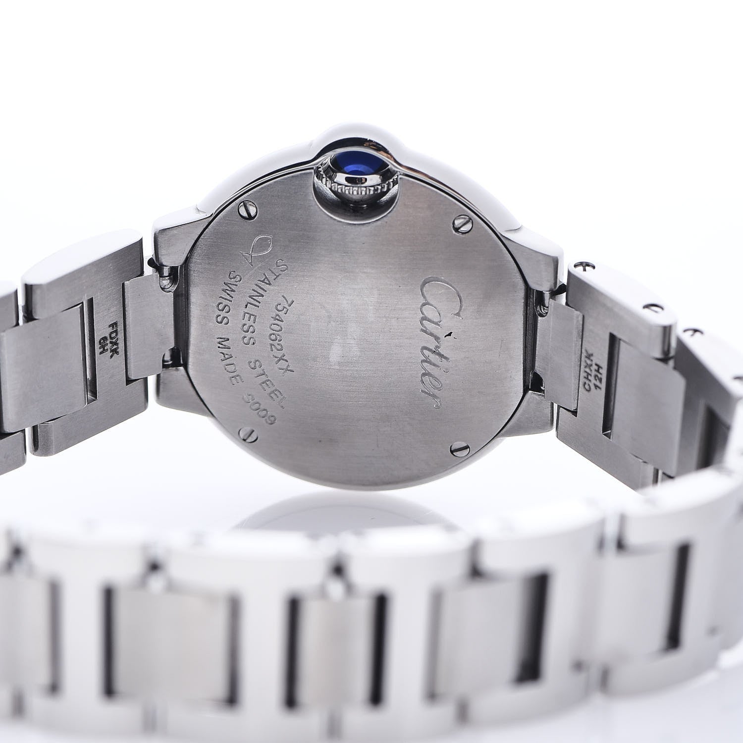 Cartier Stainless Steel Diamond 28mm Ballon Bleu De Cartier Quartz Watch 4 of 4