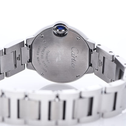 Cartier Stainless Steel Diamond 28mm Ballon Bleu De Cartier Quartz Watch 4 of 4