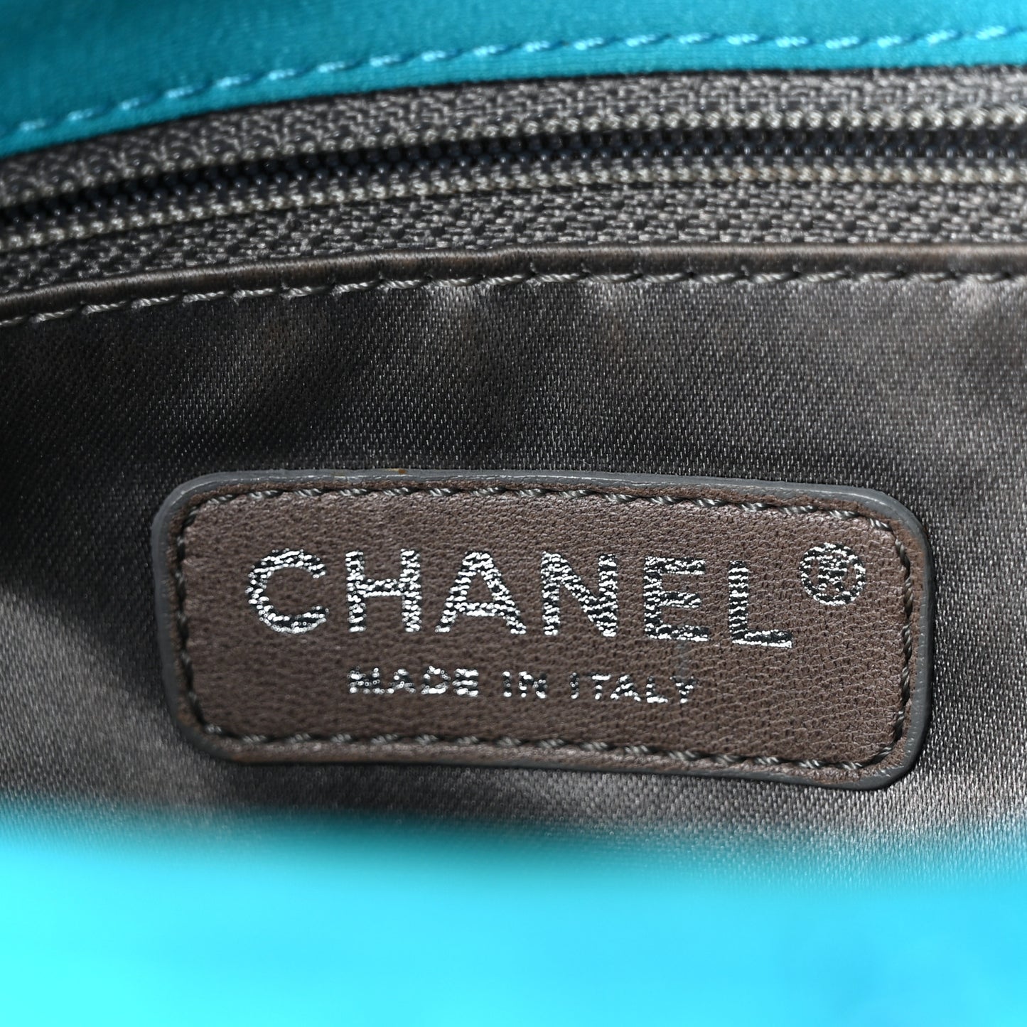 Nylon Bubble Quilt Medium Flap Turquoise