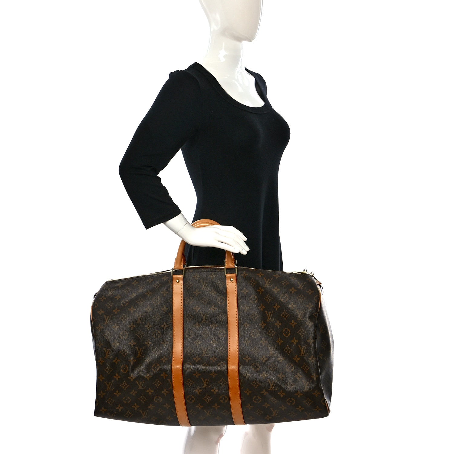Louis Vuitton Monogram Keepall Bandouliere 50 2 of 18