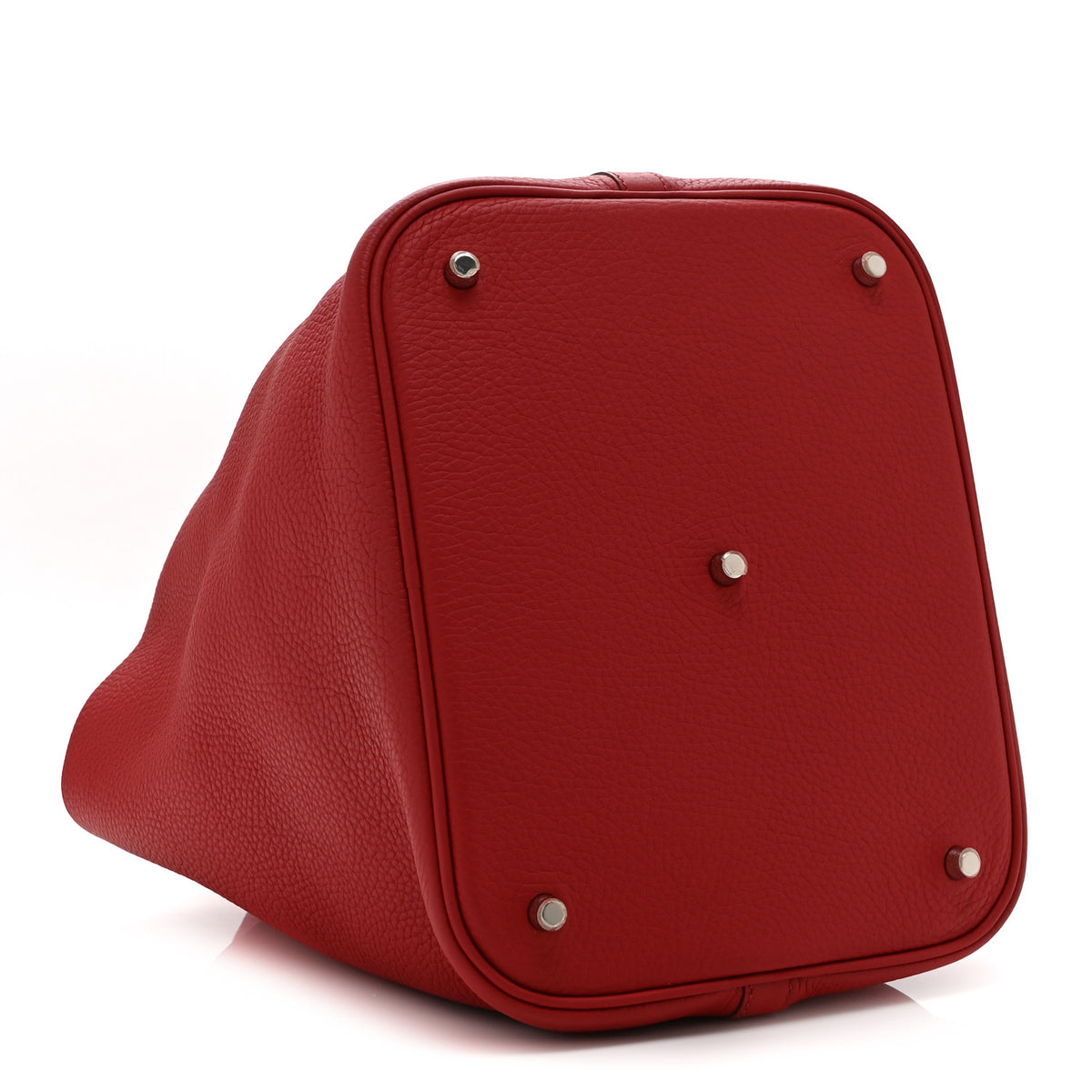 Taurillon Clemence Picotin Lock 26 GM Rouge Casaque