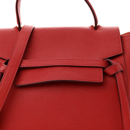 Celine Baby Grained Calfskin Micro Belt Bag Coquelicot 8 of 14