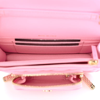 Chanel Caviar Quilted Business Affinity Clutch With Chain Flap Lilac 5 of 12