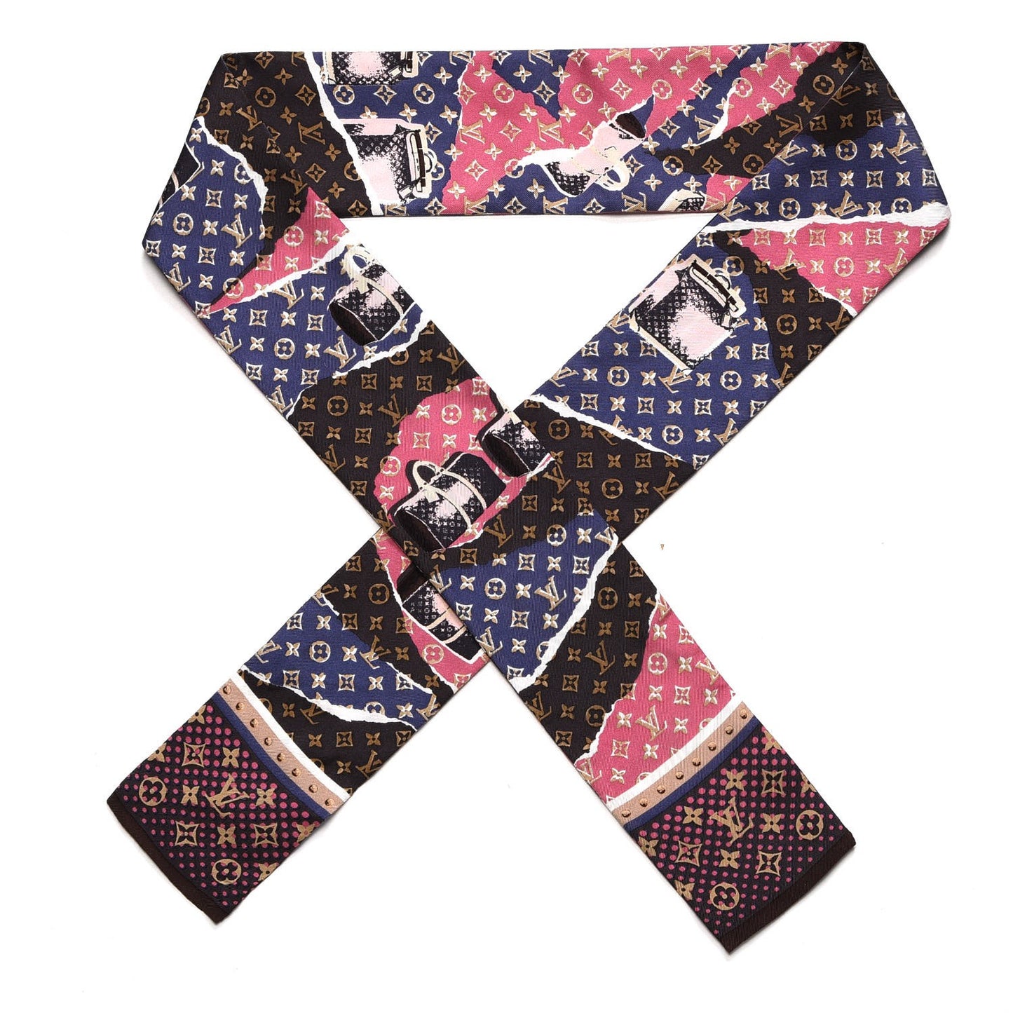 Silk Monogram Wallpaper Bandeau