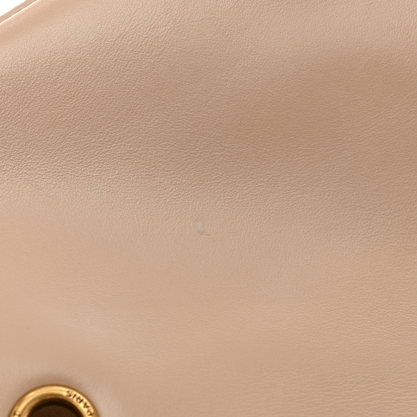 Calfskin Y Quilted Monogram Medium Loulou Chain Satchel Natural Tan